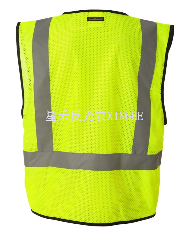 Economy Single Pocket Hook-and-Loop Mesh Vest