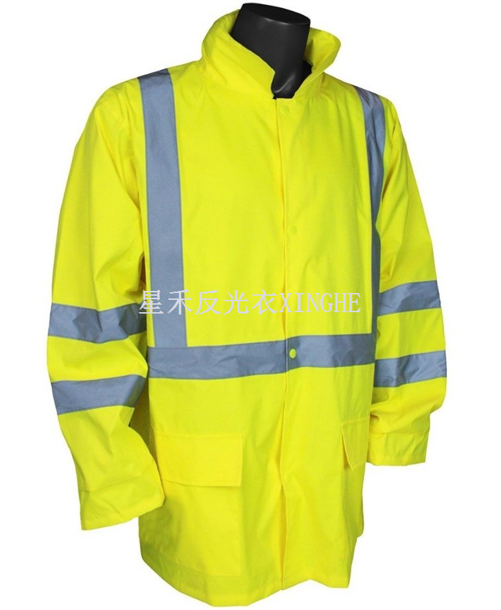 Jaqueta de chuva leve Hi Viz