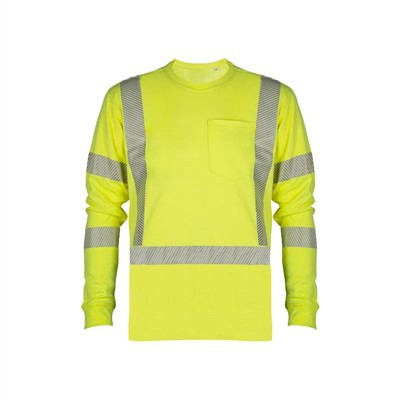 Camisa de segurança reflexiva para construção