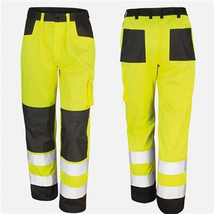 Calças de segurança reflexivas para construção Hi Vis