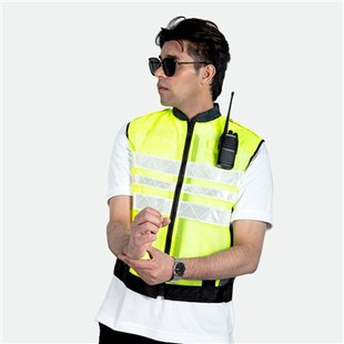Colete de segurança para montar em malha Hi Vis