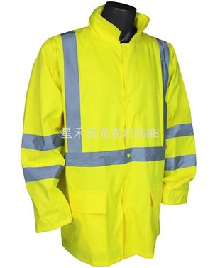 Jaqueta de chuva leve Hi Viz