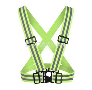 Correias de segurança reflexivas de alta visibilidade para corrida