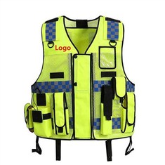 Colete de segurança policial de nylon