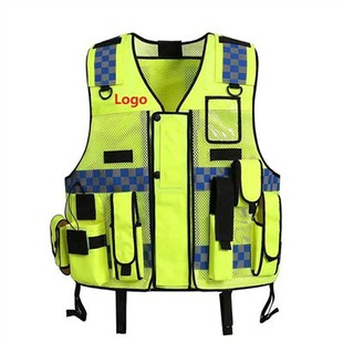 Colete de segurança policial de nylon