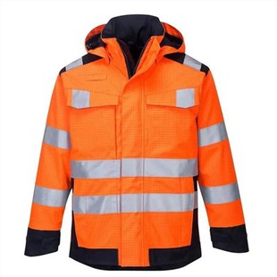 Vestuário de trabalho com jaqueta de inverno de segurança refletiva