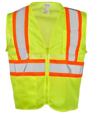 Colete de segurança bicolor ANSI tipo R classe 2