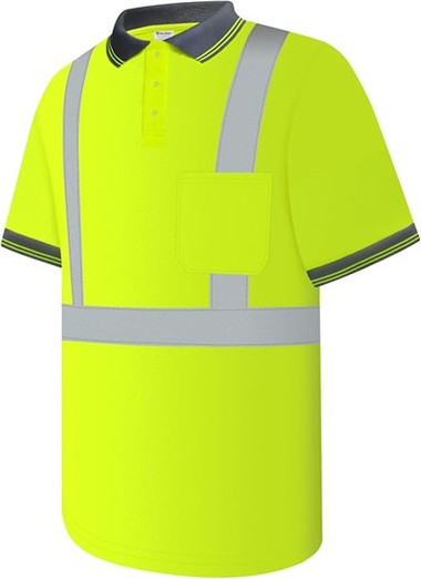 Camisa pólo de segurança de armazém fabricada na China