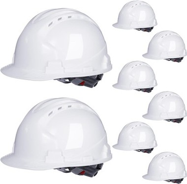 Capacete de trabalhador da construção civil