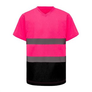 Camiseta de segurança de alta visibilidade